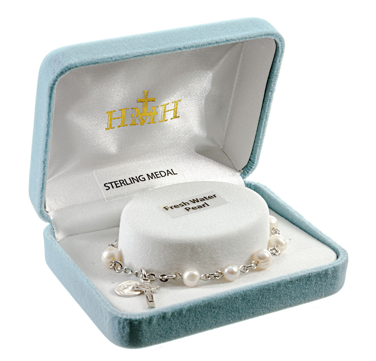 Freshwater Pearl Rosary Bracelet | Catholic Rosary