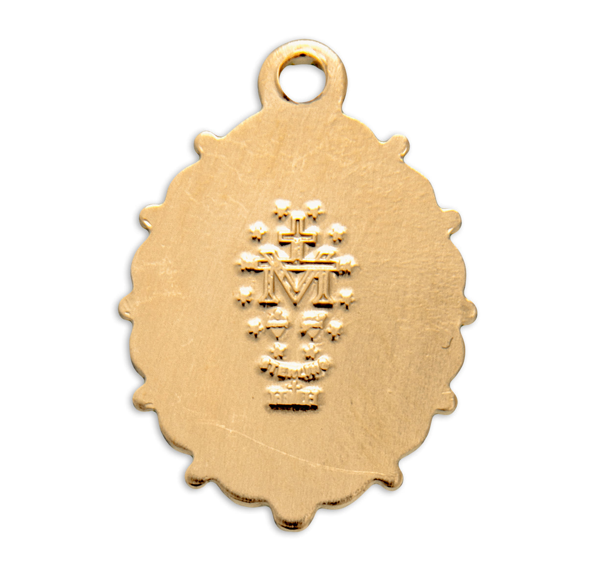 Sterling Silver Oval Miraculous Medal Necklace | .925 Silver
