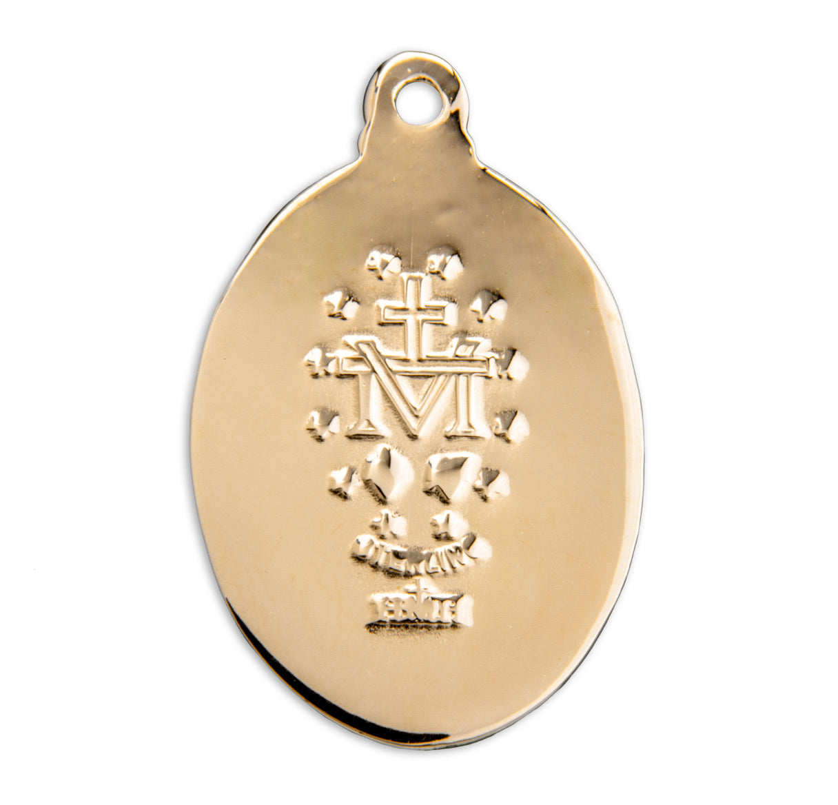 Sterling Silver Oval Miraculous Medal Necklace | .925 Silver
