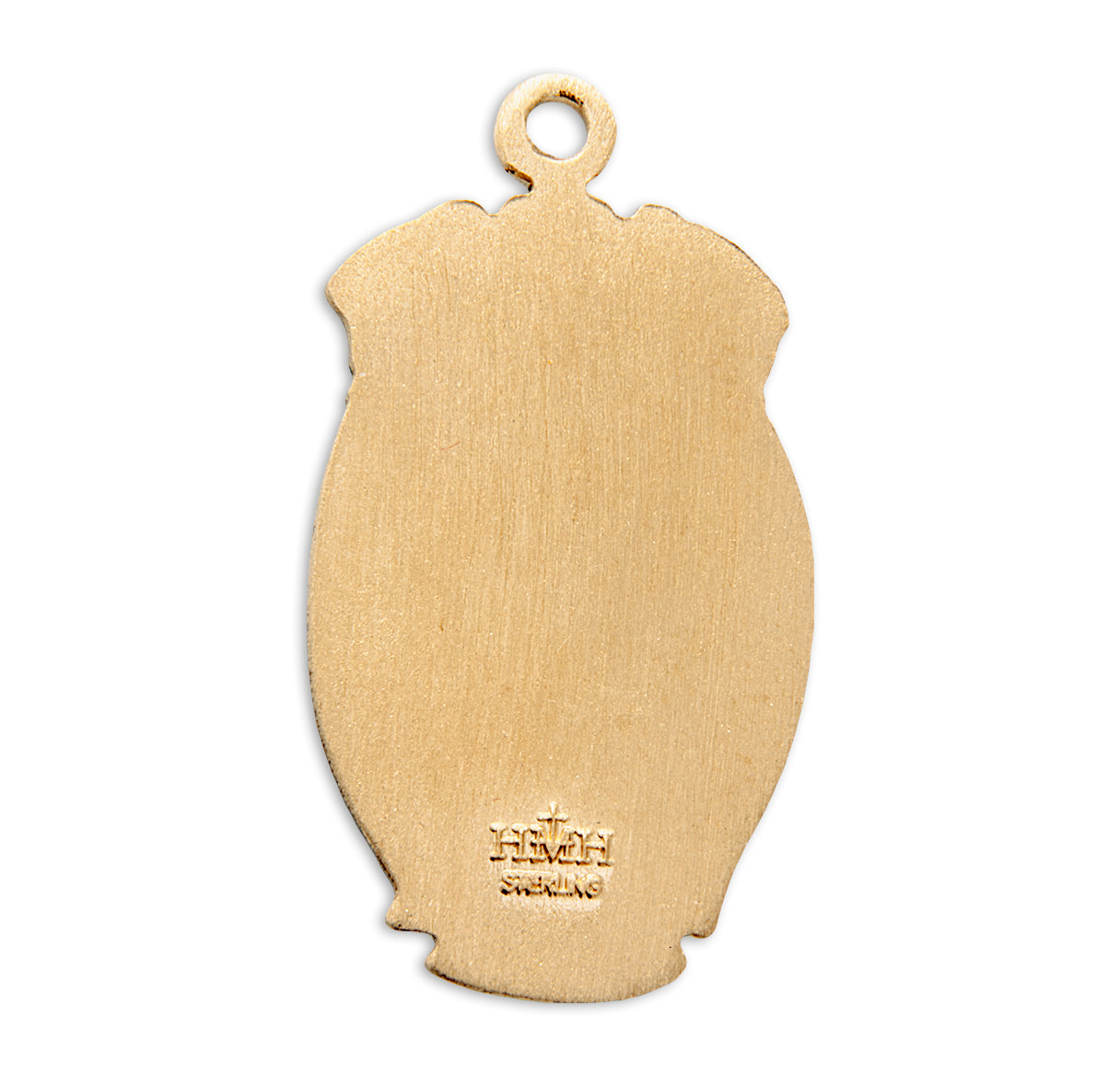 Gold Over Sterling Silver Our Lady of Guadalupe Medal Necklace | 16kt Gold Plated .925 Silver