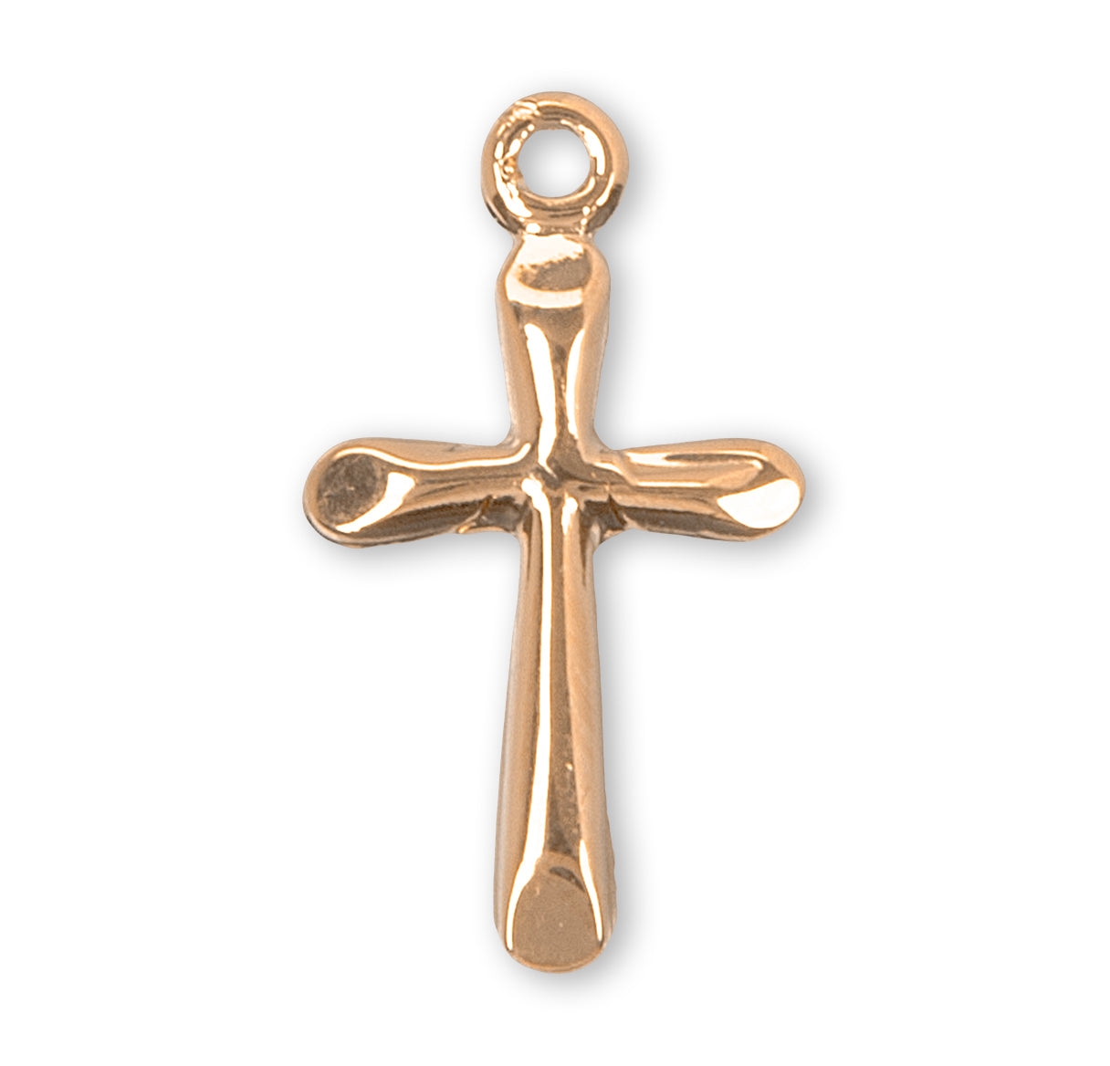 Sterling Silver High Polished Cross Necklace | .925 Silver