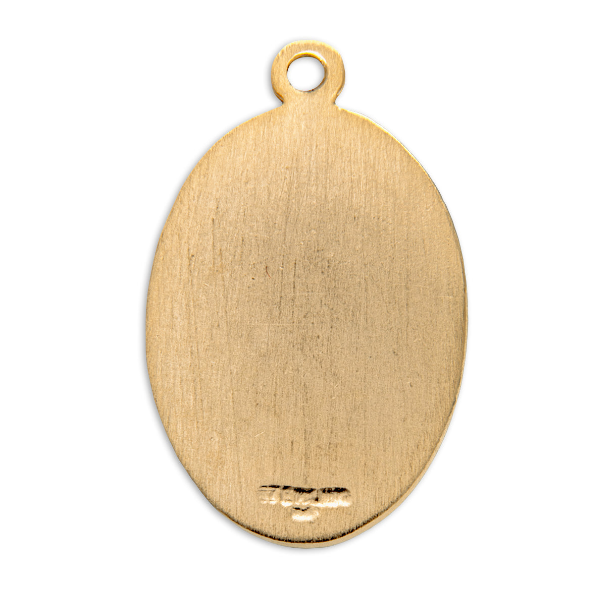 Patron Saint Gerard Oval Gold Over Sterling Silver Medal Necklace | 16kt Gold Plated .925 Silver