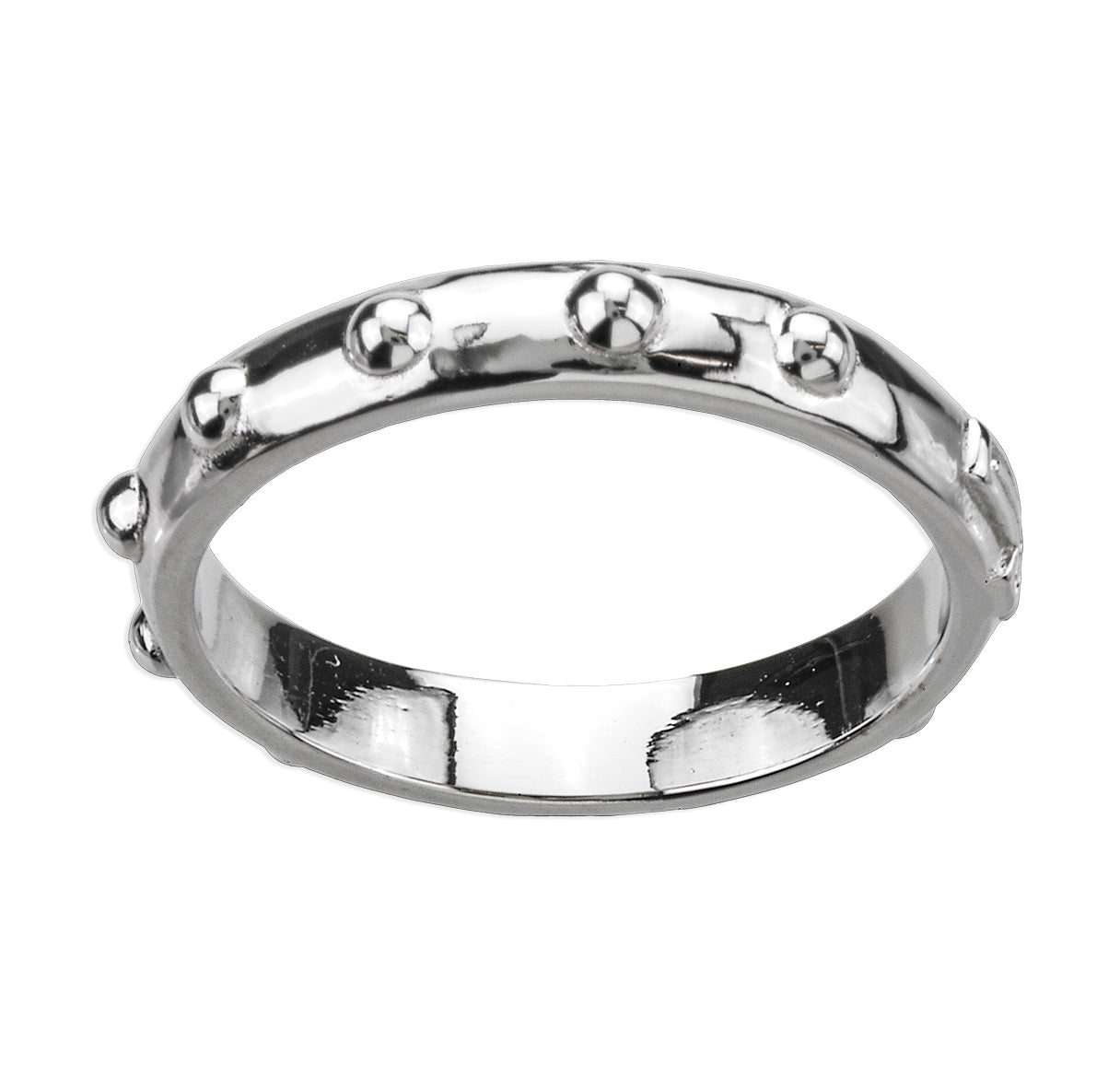 Sterling Silver Rosary Ring | .925 Silver