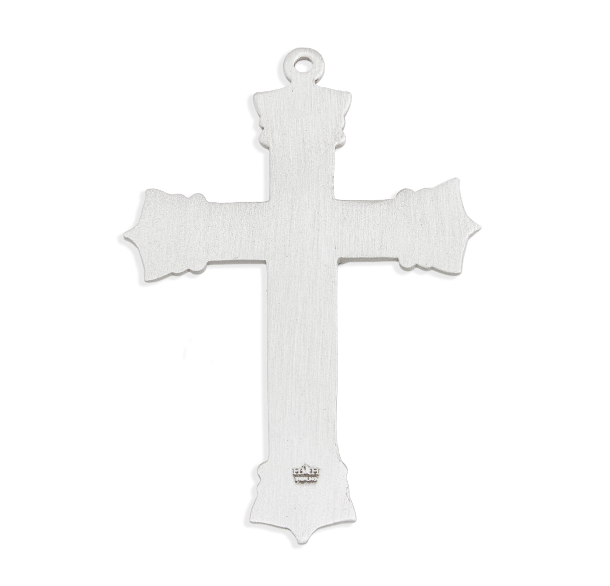 Gothic Scroll Style Sterling Silver Crucifix Necklace | .925 Silver
