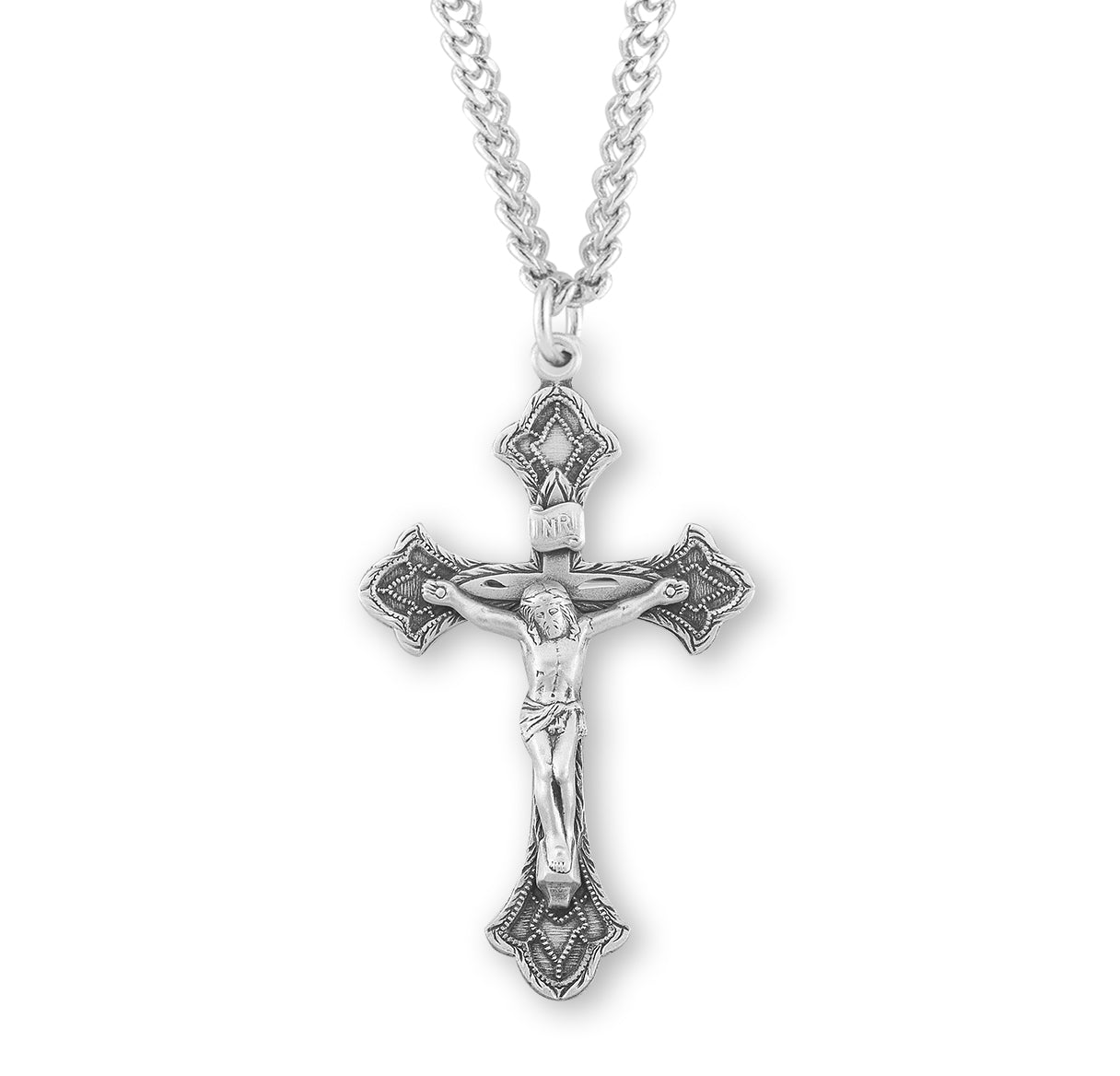 Sterling Silver Crucifix Necklace | .925 Silver