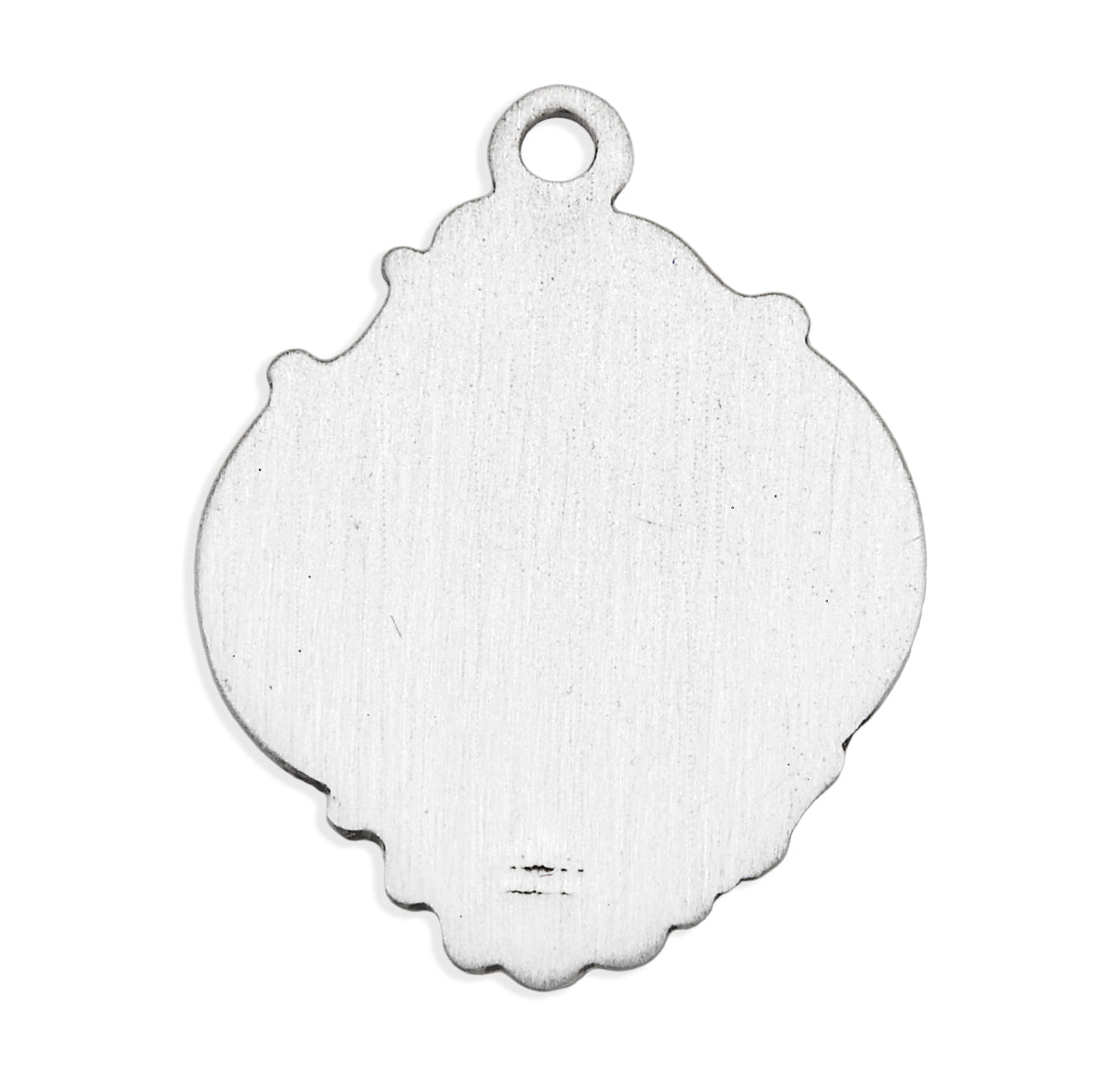 Sterling Silver Fancy Baroque Style "Crown of Thorns" Medal Pendant with Chain | .925 Silver