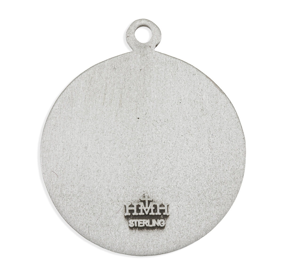 Sterling Silver Profile of Jesus Medal Pendant with Chain | .925 Silver