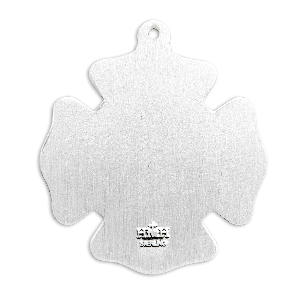 Saint Florian Sterling Silver Firefighters Medal Pendant with Chain | .925 Silver