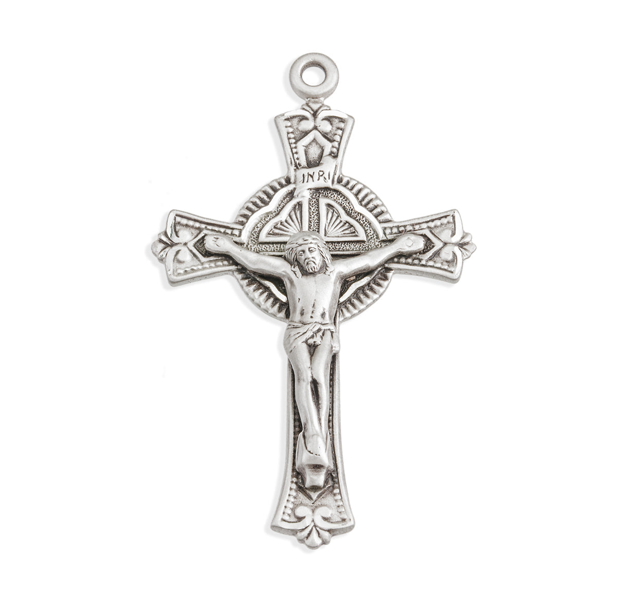 Sterling Silver Fine Detailed Crucifix Necklace | .925 Silver