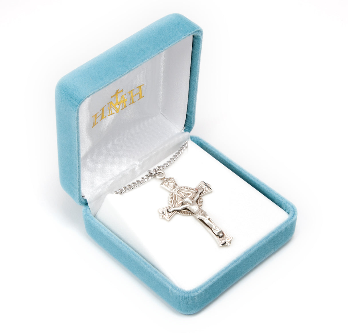 Sterling Silver Fine Detailed Crucifix Necklace | .925 Silver