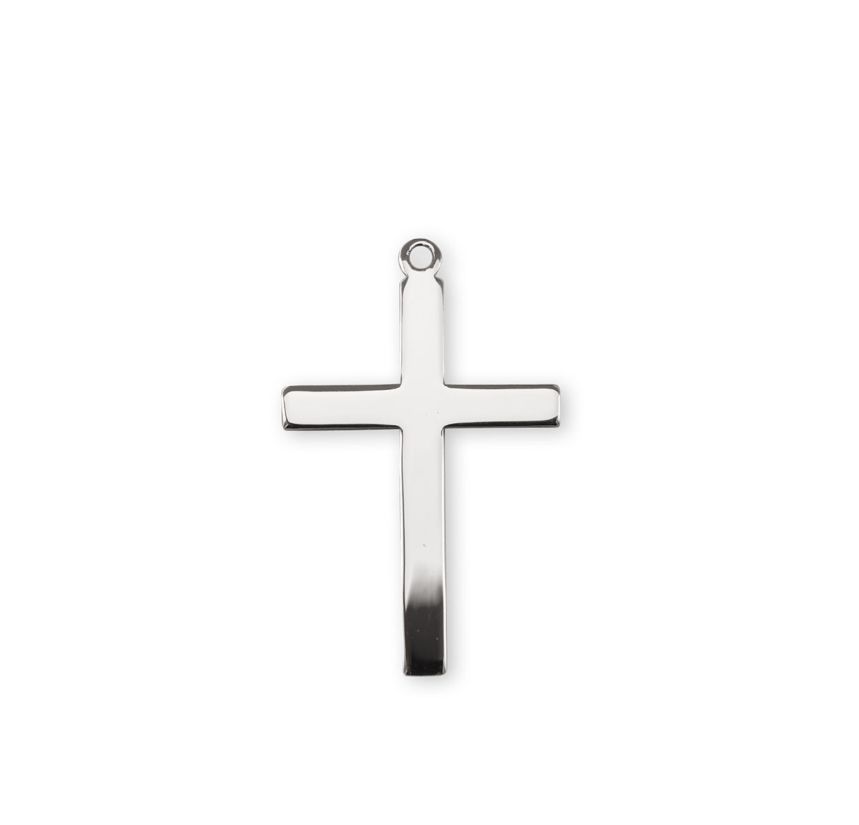 Sterling Silver Plain Cross Necklace | .925 Silver