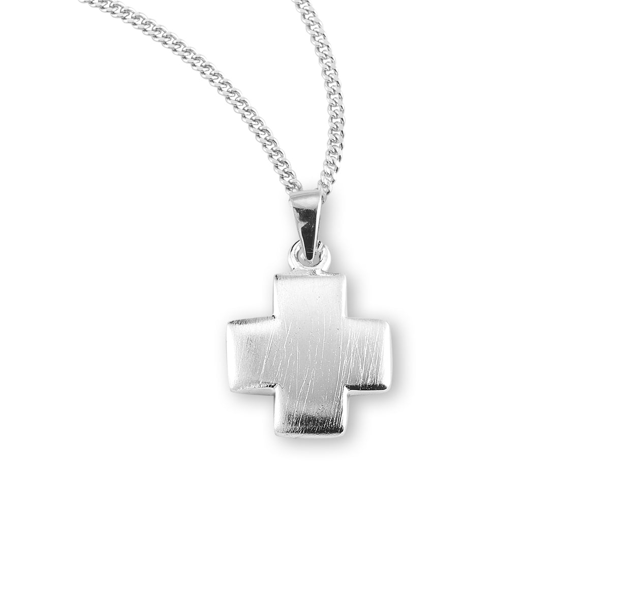 Small Sterling Silver Cross Necklace | .925 Silver