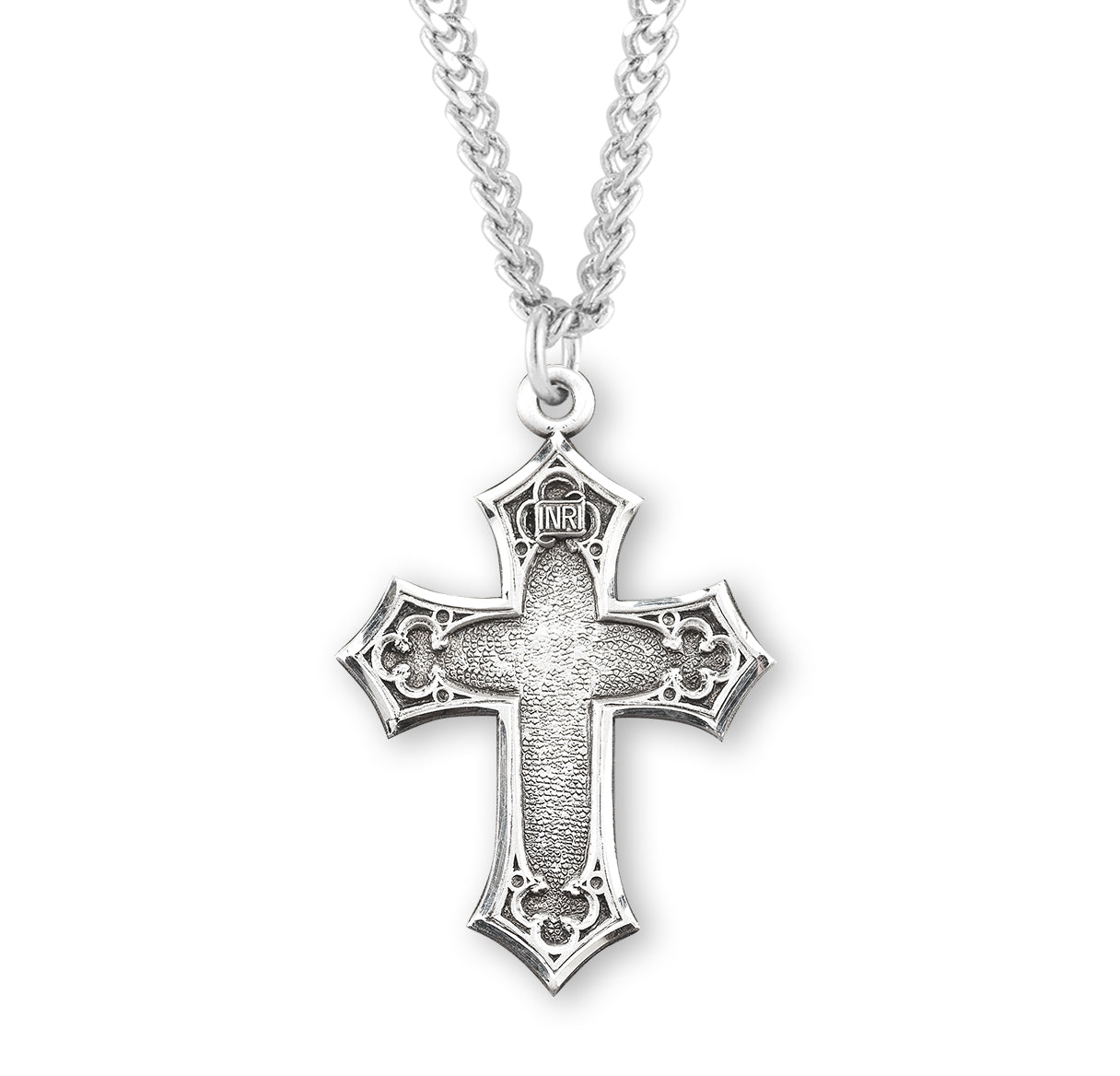 Sterling Silver Gothic Style Cross Necklace | .925 Silver