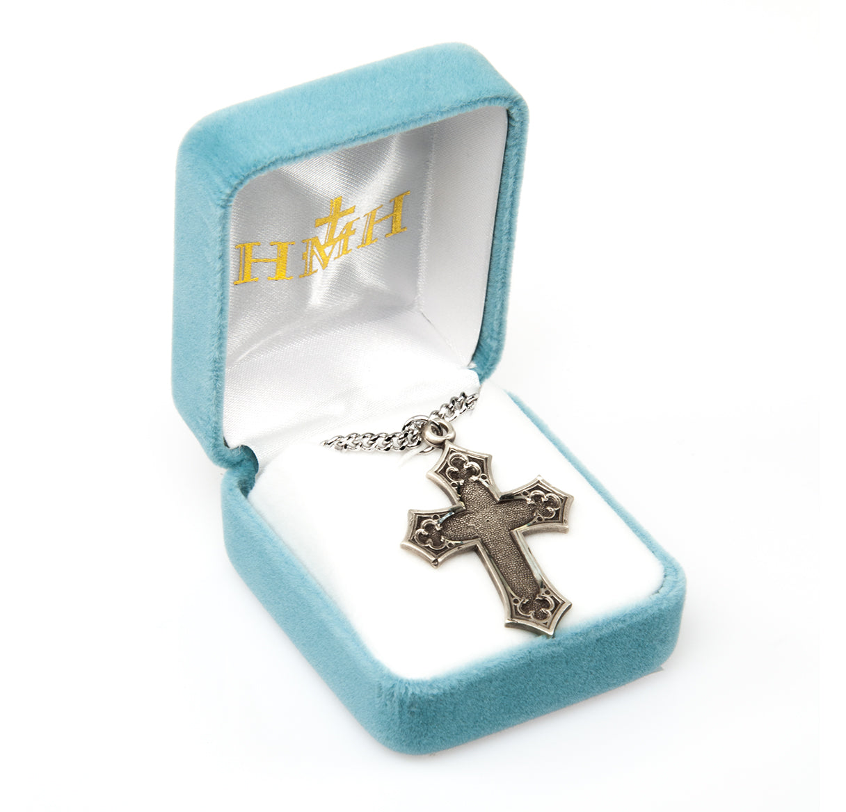 Sterling Silver Gothic Style Cross Necklace | .925 Silver