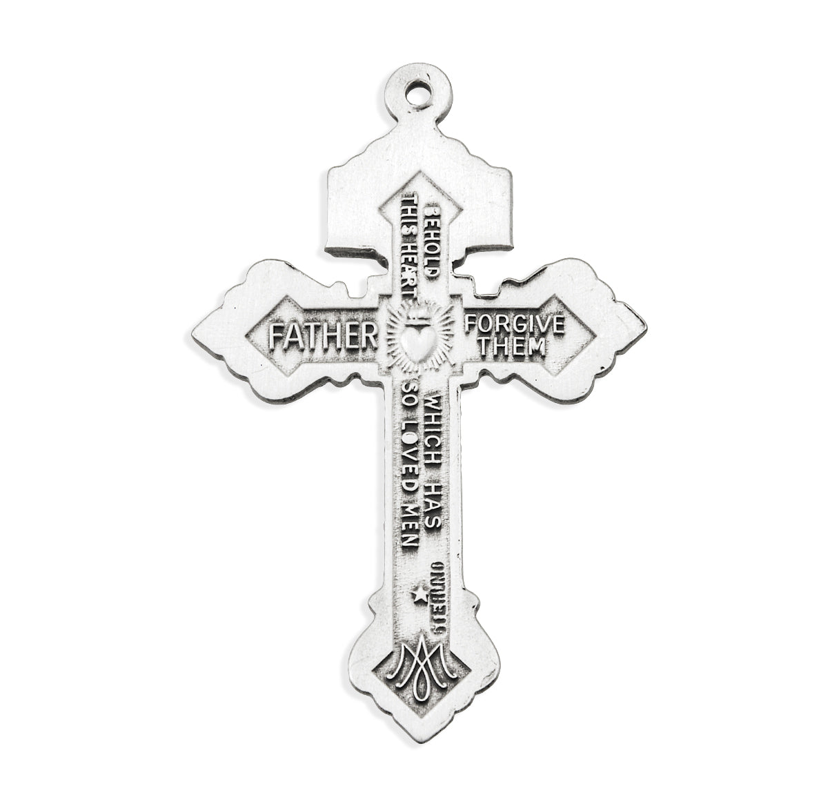 Sterling Silver "Pardon" Crucifix Necklace | .925 Silver