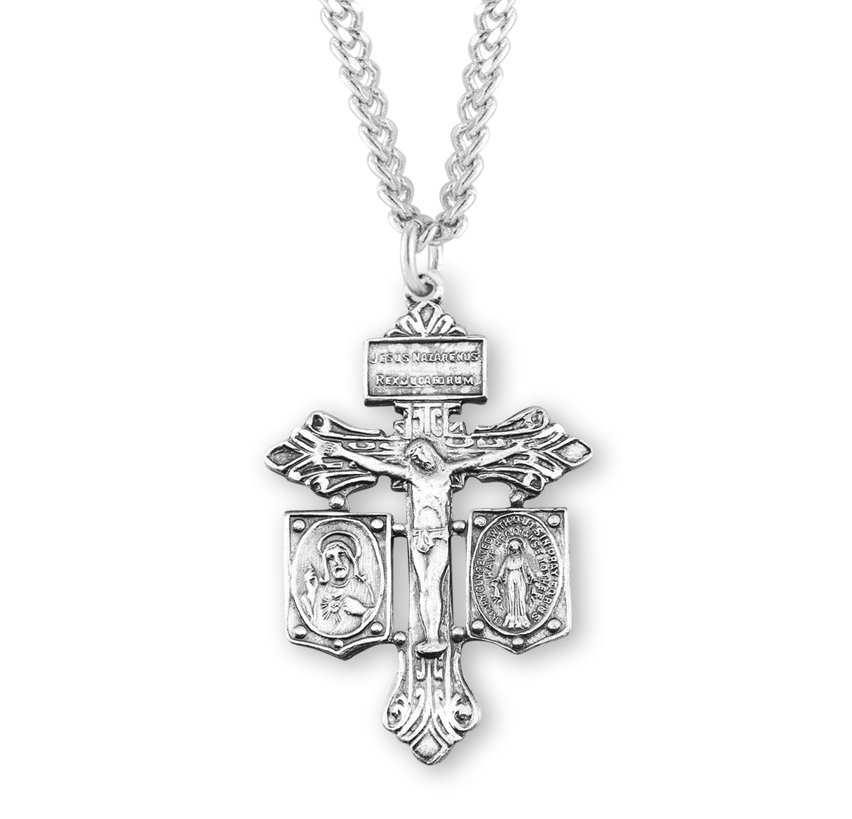 Sterling Silver Pardon Crucifix Necklace | .925 Silver