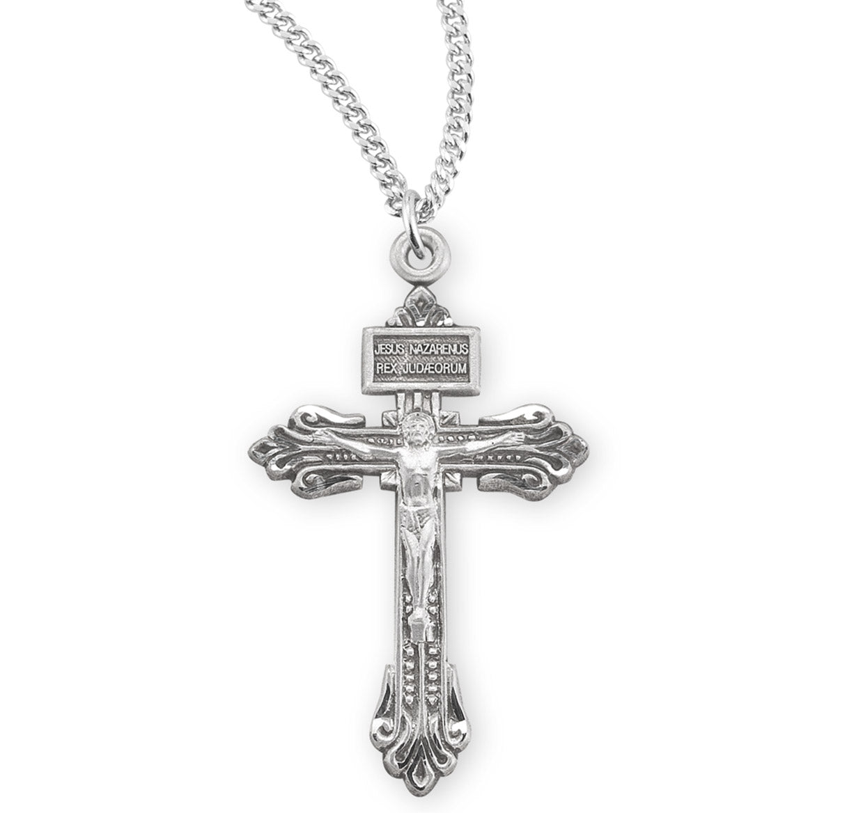 Sterling Silver Pardon Crucifix Necklace | .925 Silver
