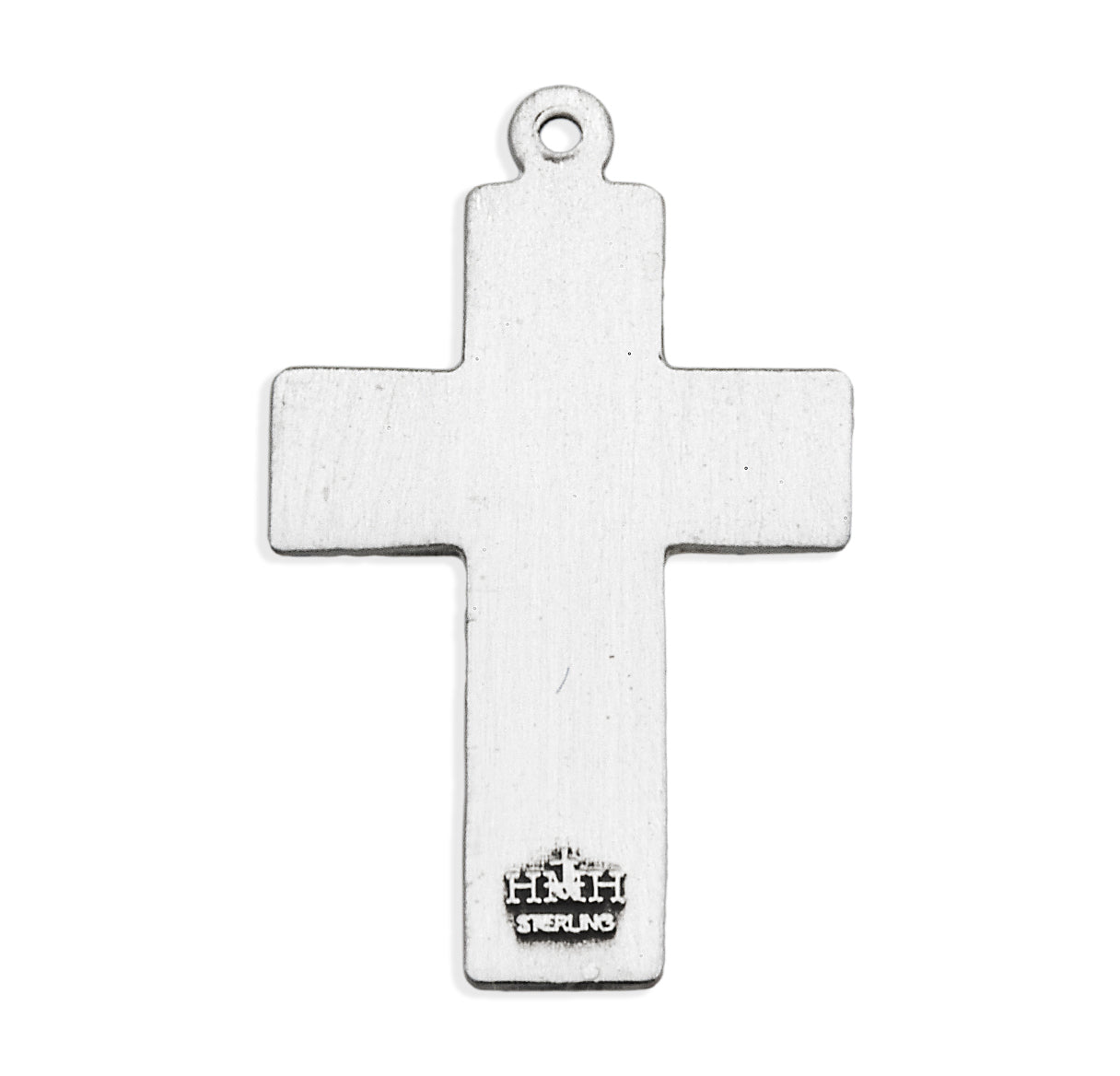 Sterling Silver Wide Crucifix Necklace | .925 Silver