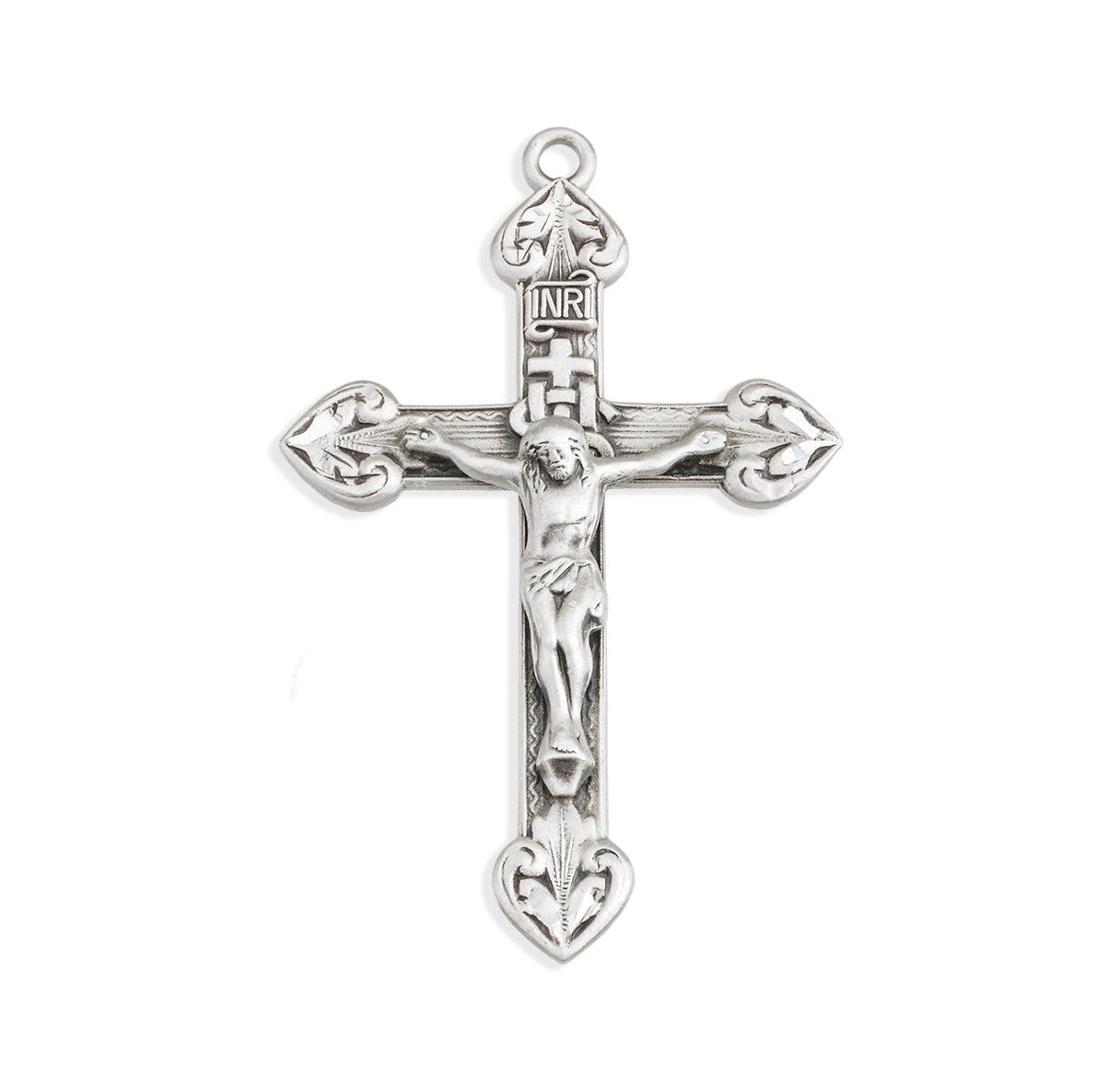 Sterling Silver IHS Crucifix Necklace | .925 Silver