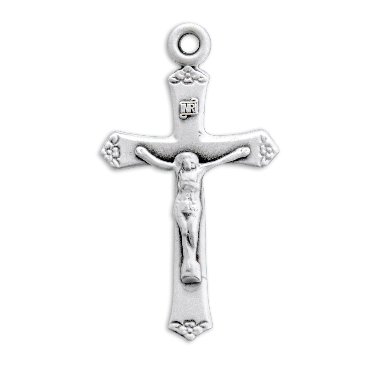 Plain Sterling Silver Crucifix Necklace | .925 Silver