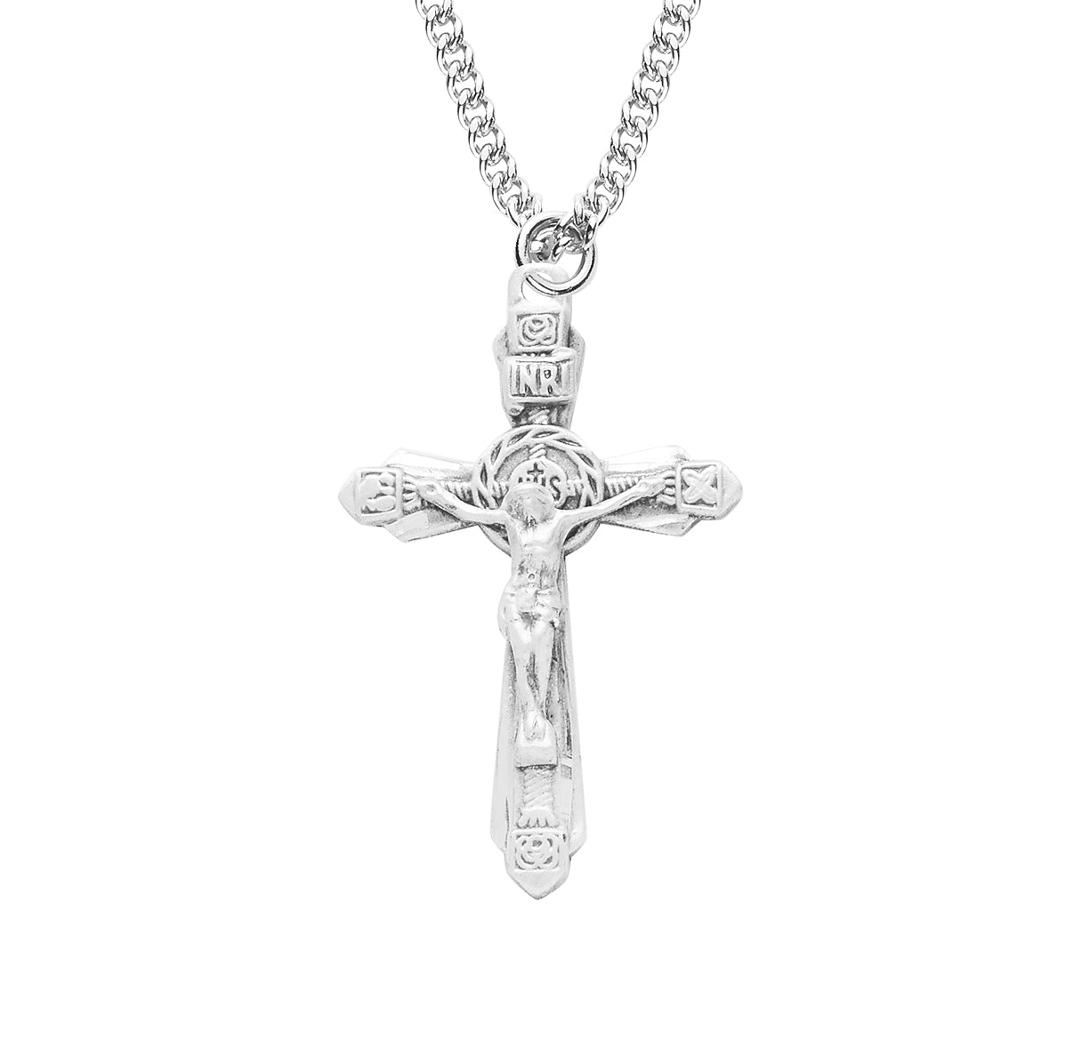 Sterling Silver Crucifix Necklace | .925 Silver
