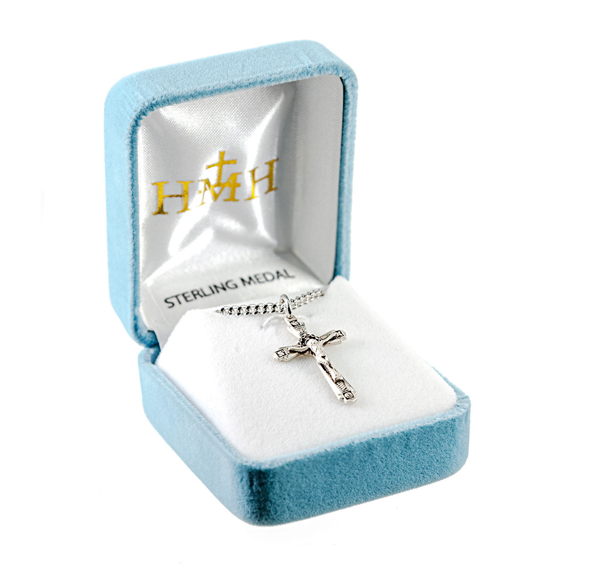 Sterling Silver Crucifix Necklace | .925 Silver