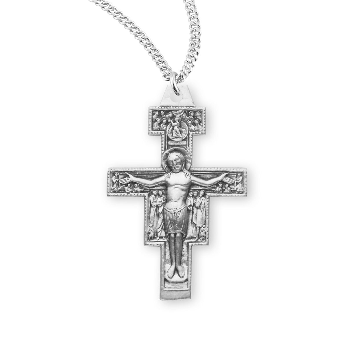 San Damiano Crucifix Necklace | Catholic Jewelry