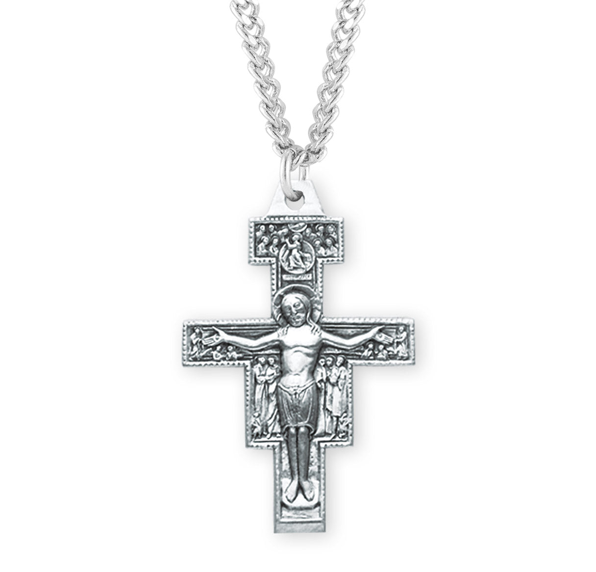 San Damiano Crucifix Necklace | Catholic Jewelry