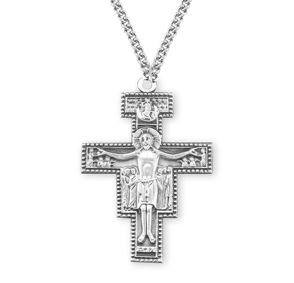 San Damiano Crucifix Necklace | Catholic Jewelry