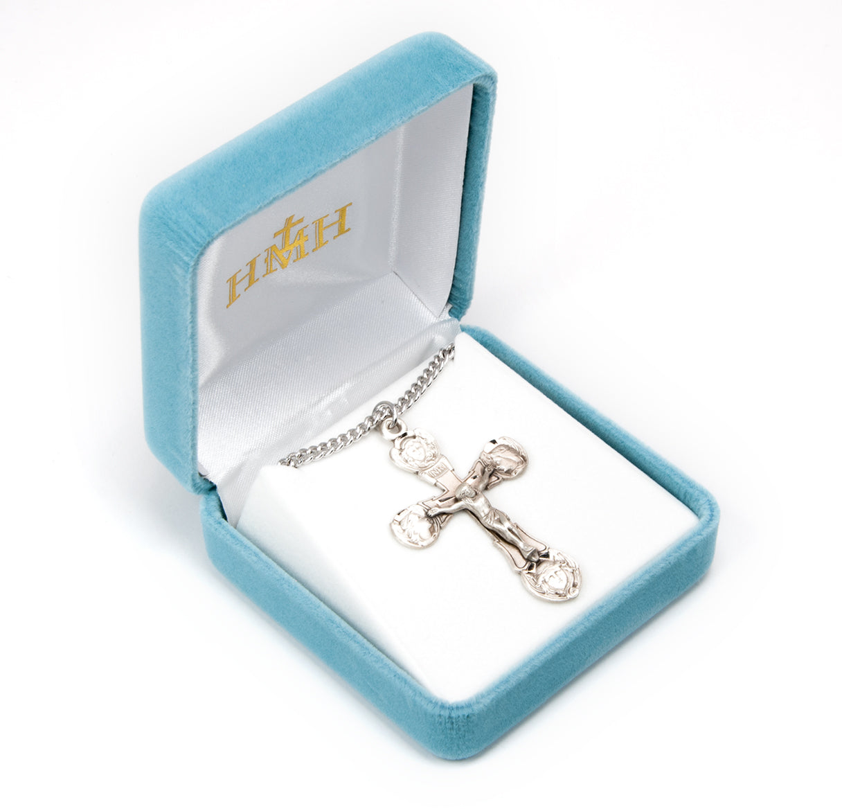 Angels Sterling Silver Crucifix Necklace | .925 Silver