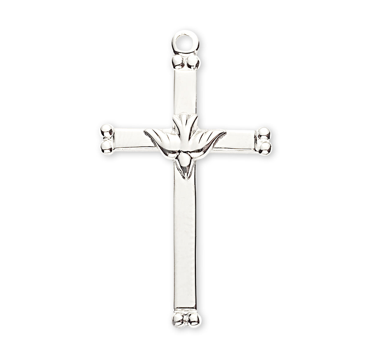 Sterling Silver Holy Spirit Crucifix Necklace | .925 Silver