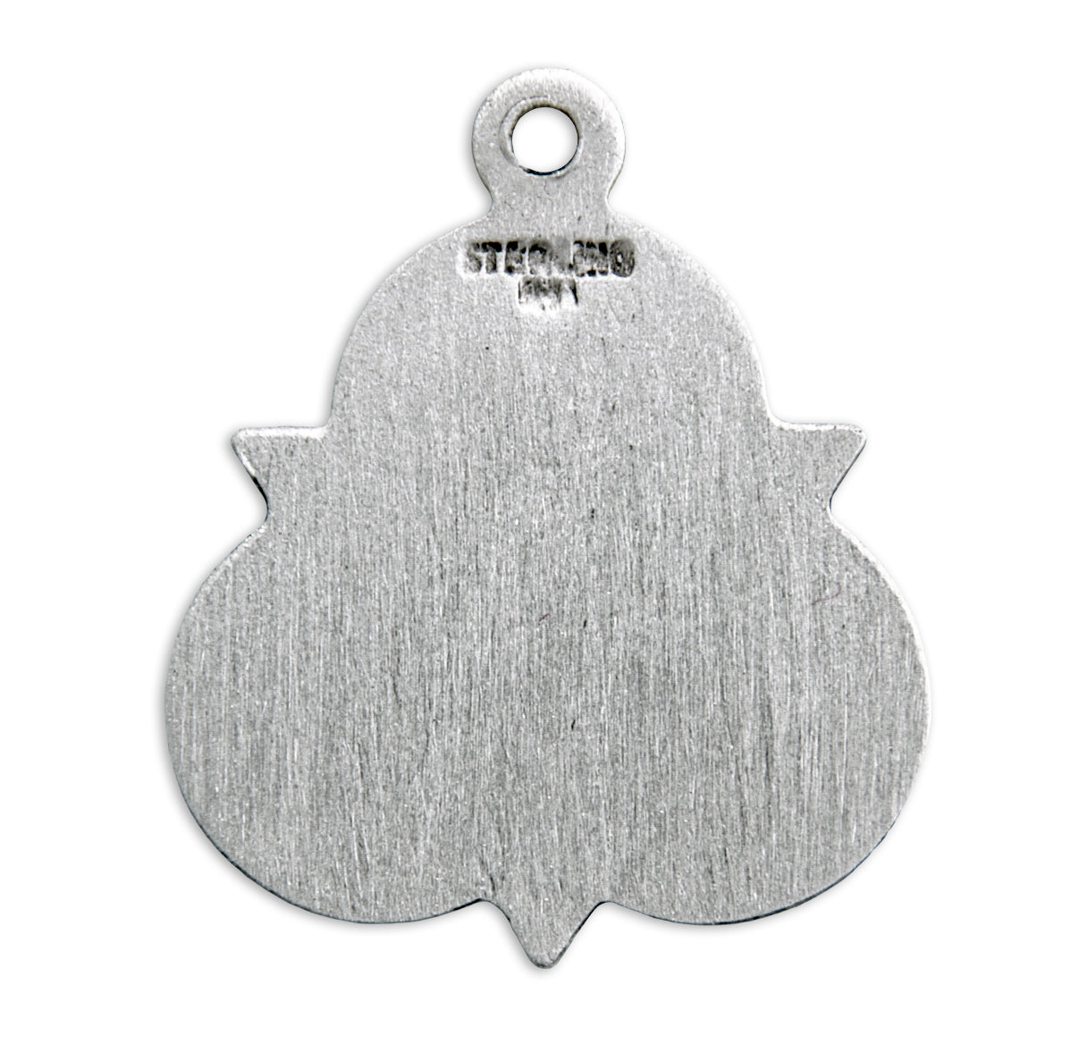 Our Lady of Sorrows Sterling Silver Trinity Symbol Medal Pendant with Chain | .925 Silver