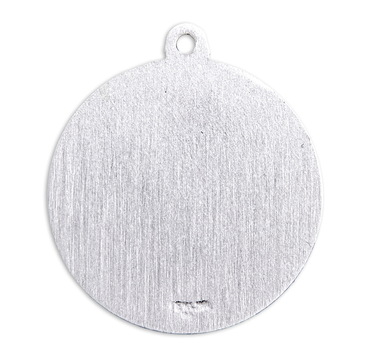 Our Lady of Fatima Round Sterling Silver Medal Pendant with Chain | .925 Silver