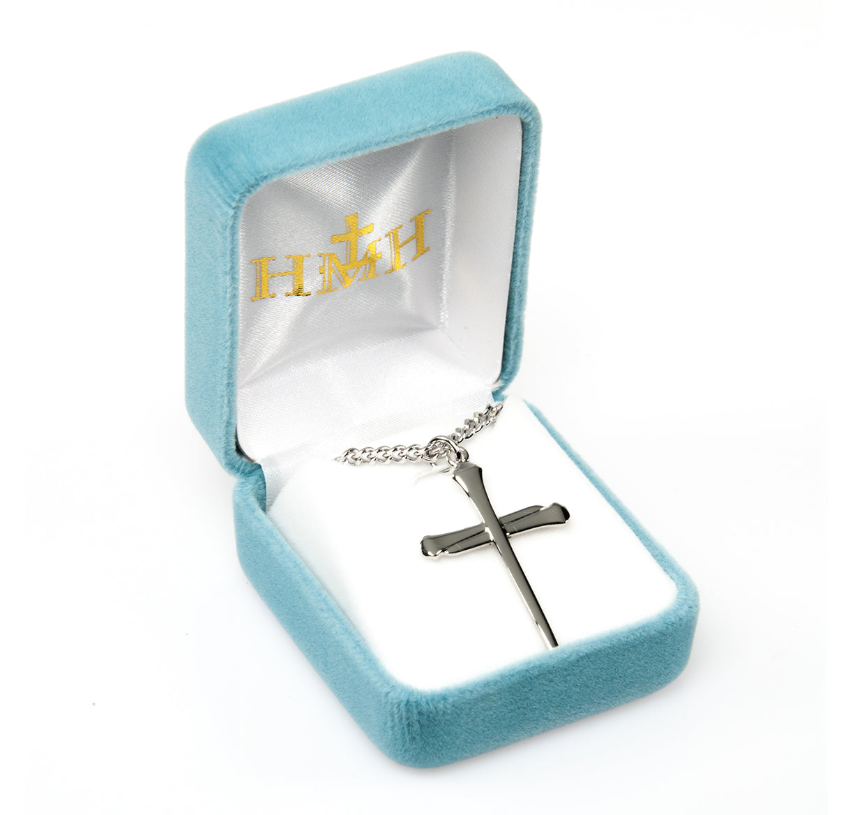 Sterling Silver Nail Cross Necklace | .925 Silver