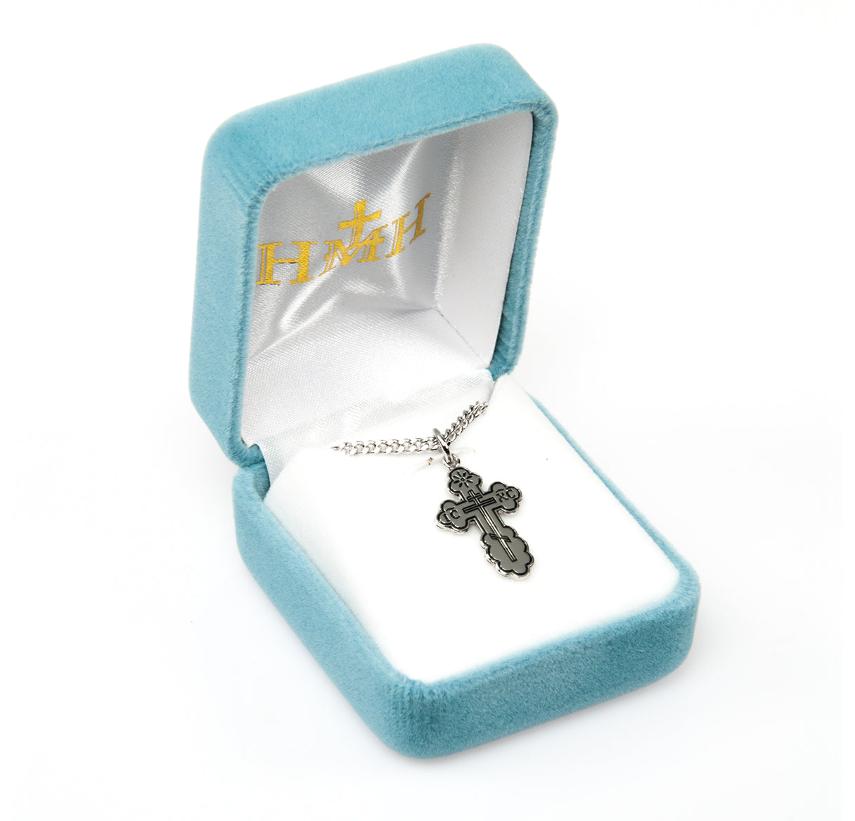 Sterling Silver Byzantine Cross Necklace | .925 Silver