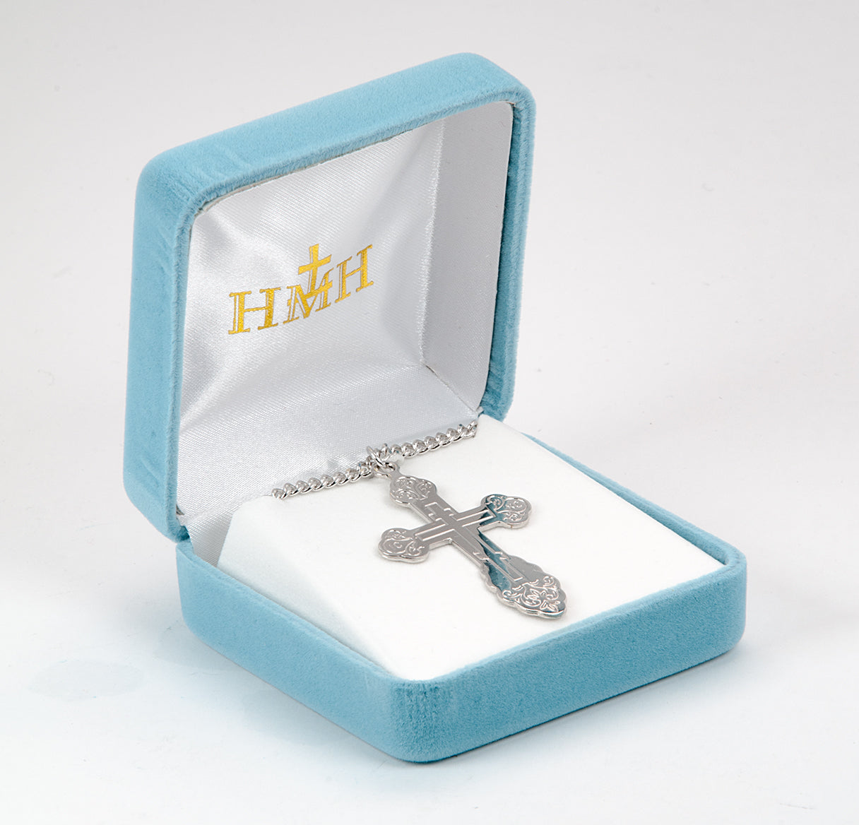 Sterling Silver Byzantine Cross Necklace | .925 Silver