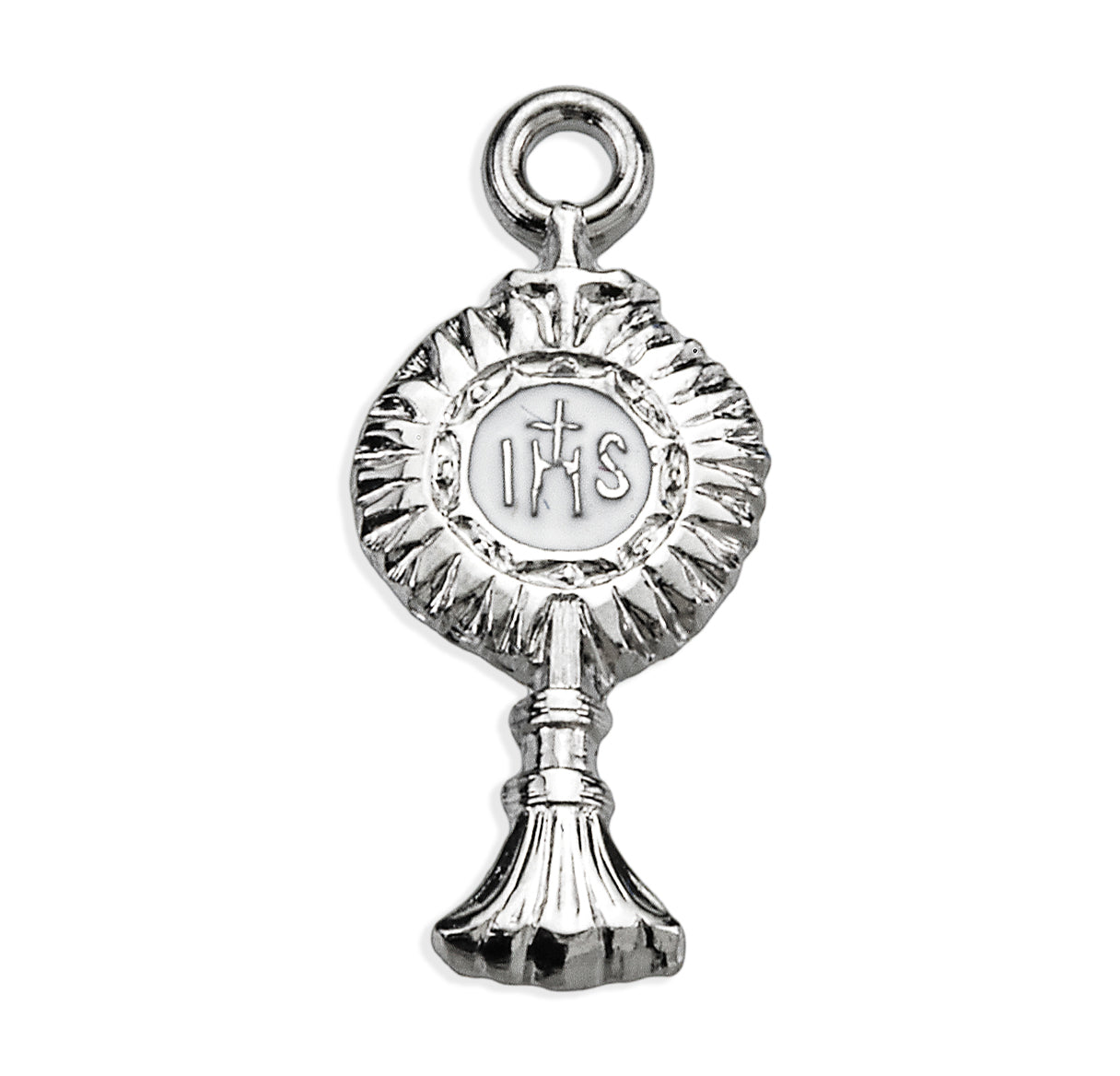 Sterling Silver Monstrance Pendant | .925 Silver