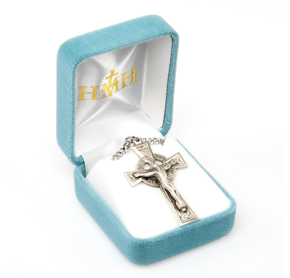 Sterling Silver Irish Celtic Crucifix Pendant | .925 Silver