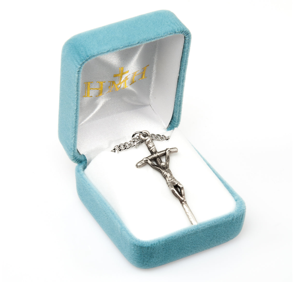Sterling Silver Papal Crucifix Necklace | .925 Silver