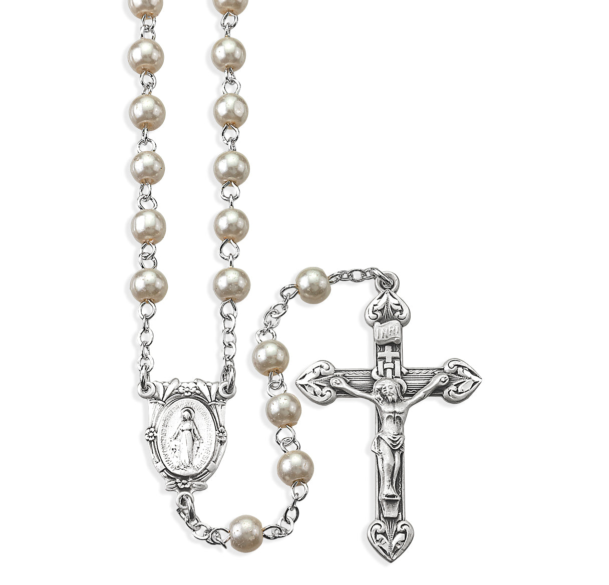 5mm Imitation Pearl Beads | Catholic Rosary Beads