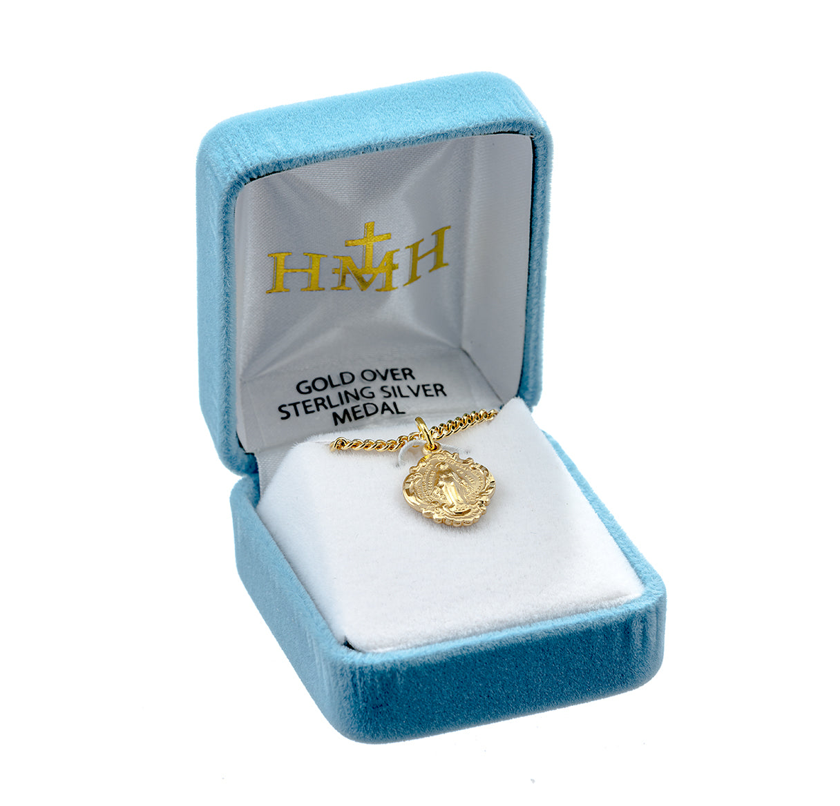 Gold Over Sterling Silver Miraculous Medal