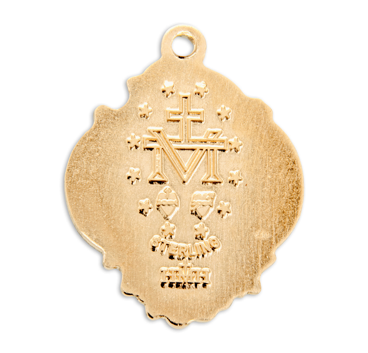 Gold Over Sterling Silver Miraculous Medal