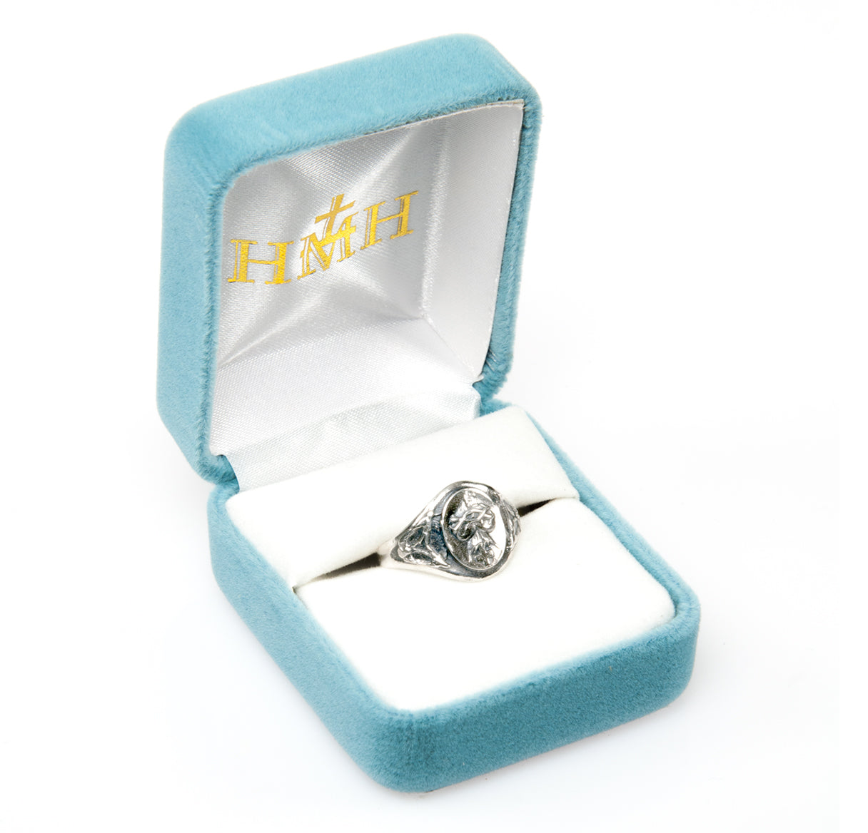 Sterling Silver Sacred Heart of Jesus Ring | .925 Silver