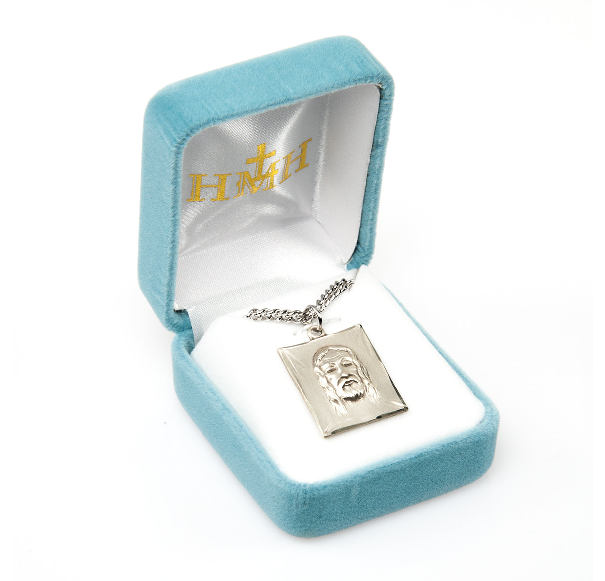 Shroud of Turin Sterling Silver Medal Pendant with Chain