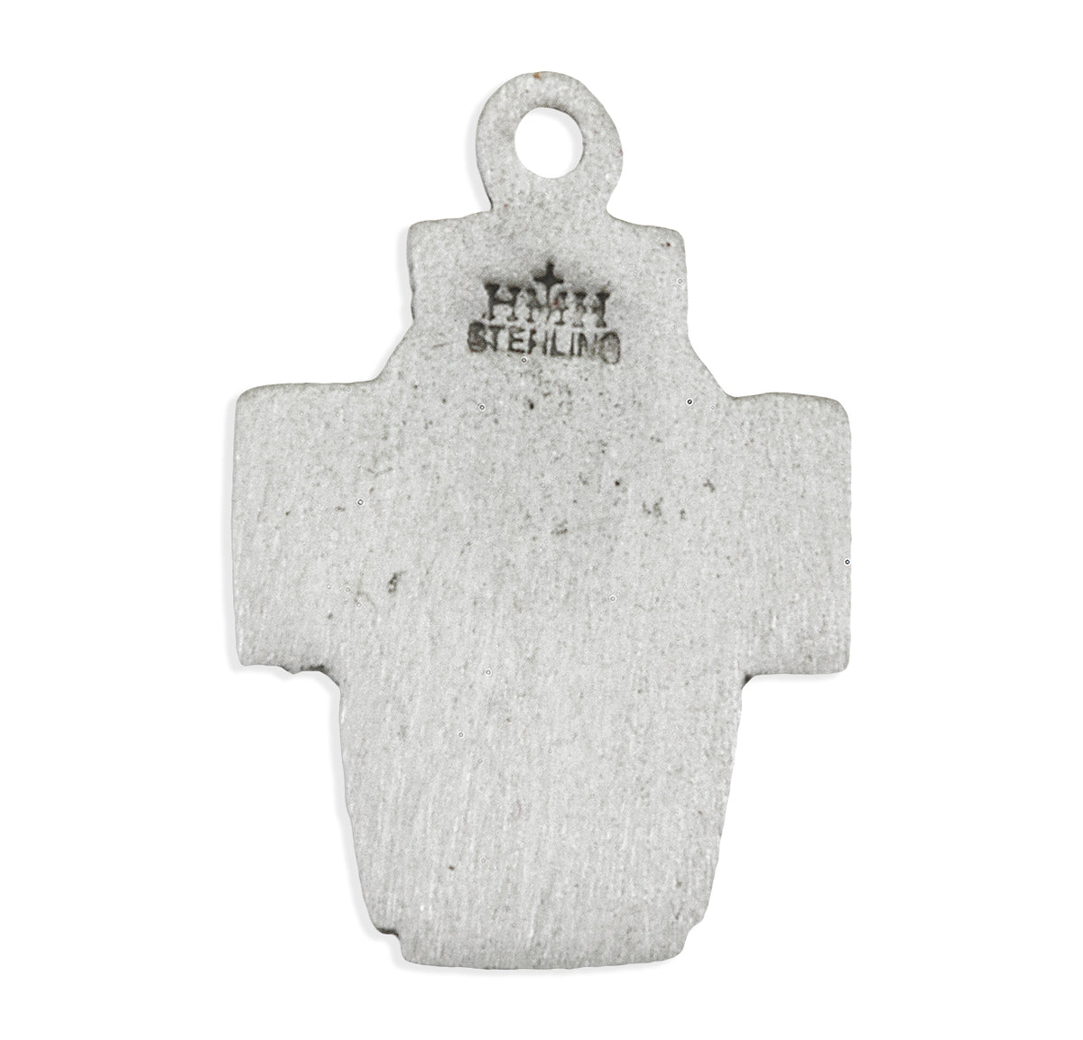 Head of Christ Sterling Silver Medal Pendant with Chain