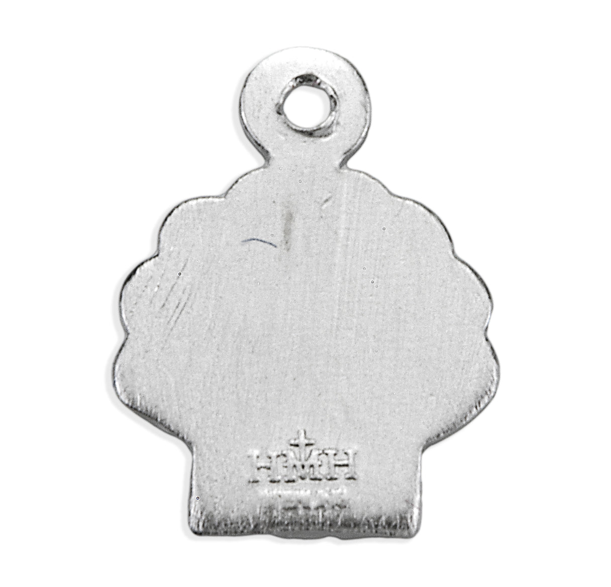 Holy Baptism Shell Sterling Silver Medal Pendant with Chain