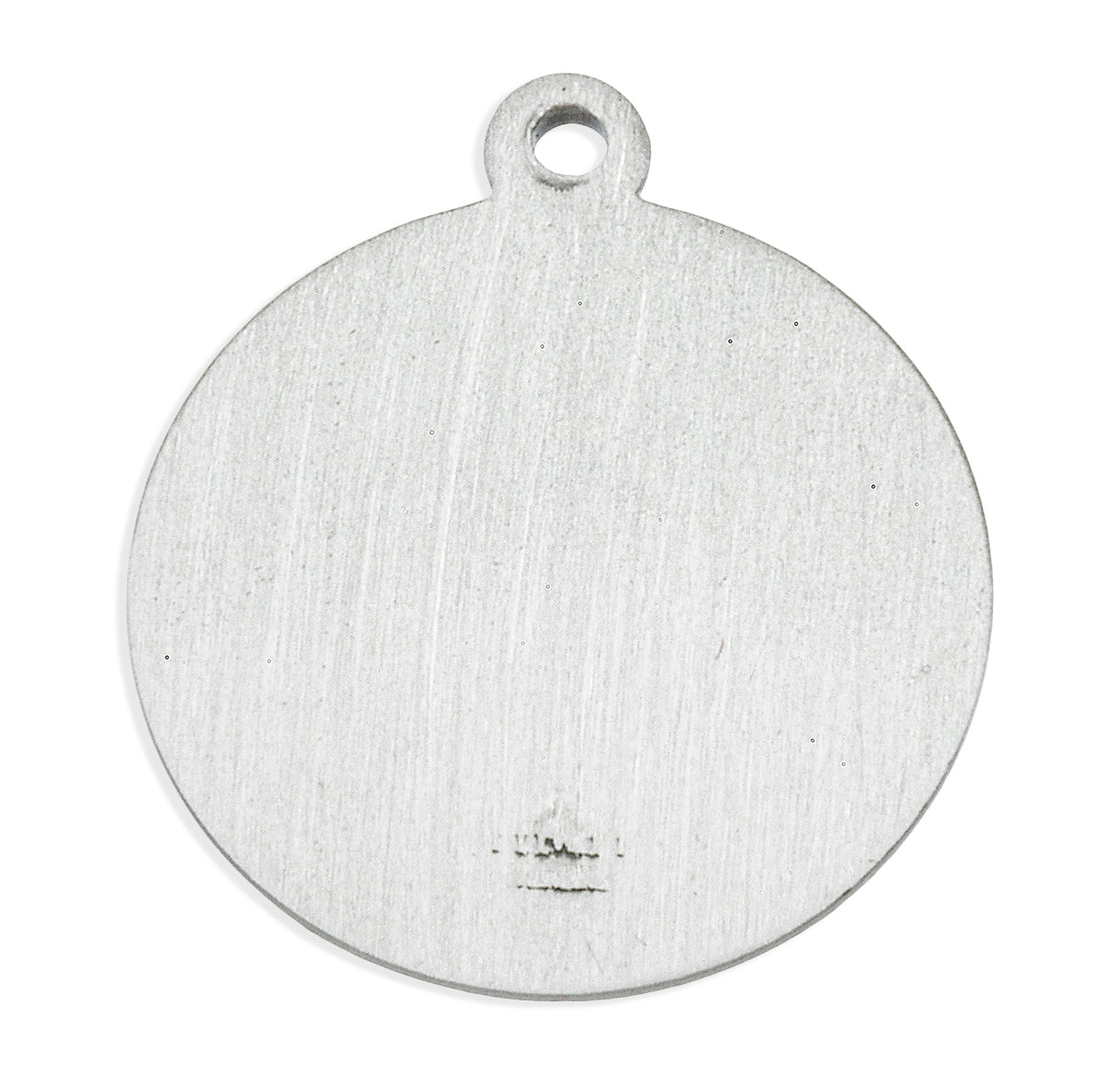 Holy Spirit Round Sterling Silver Medal Pendant with Chain
