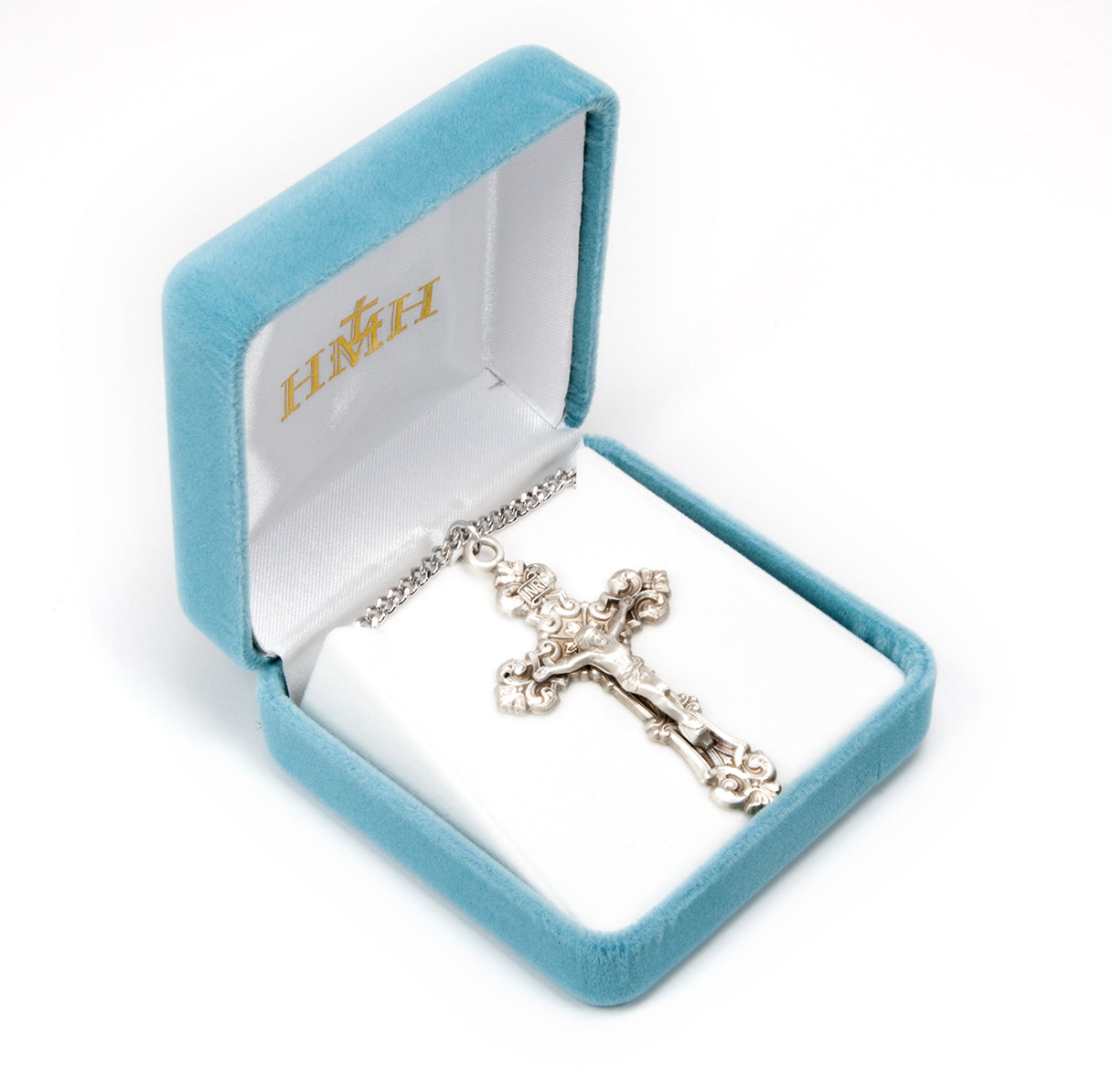 Sterling Silver Fancy Crucifix