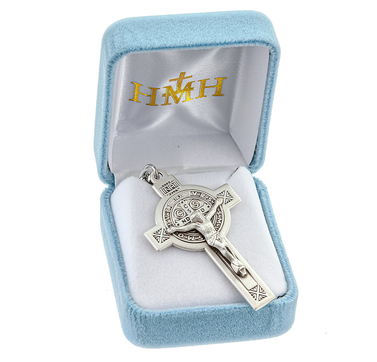 Saint Benedict Jubilee Sterling Silver Medal/Crucifix