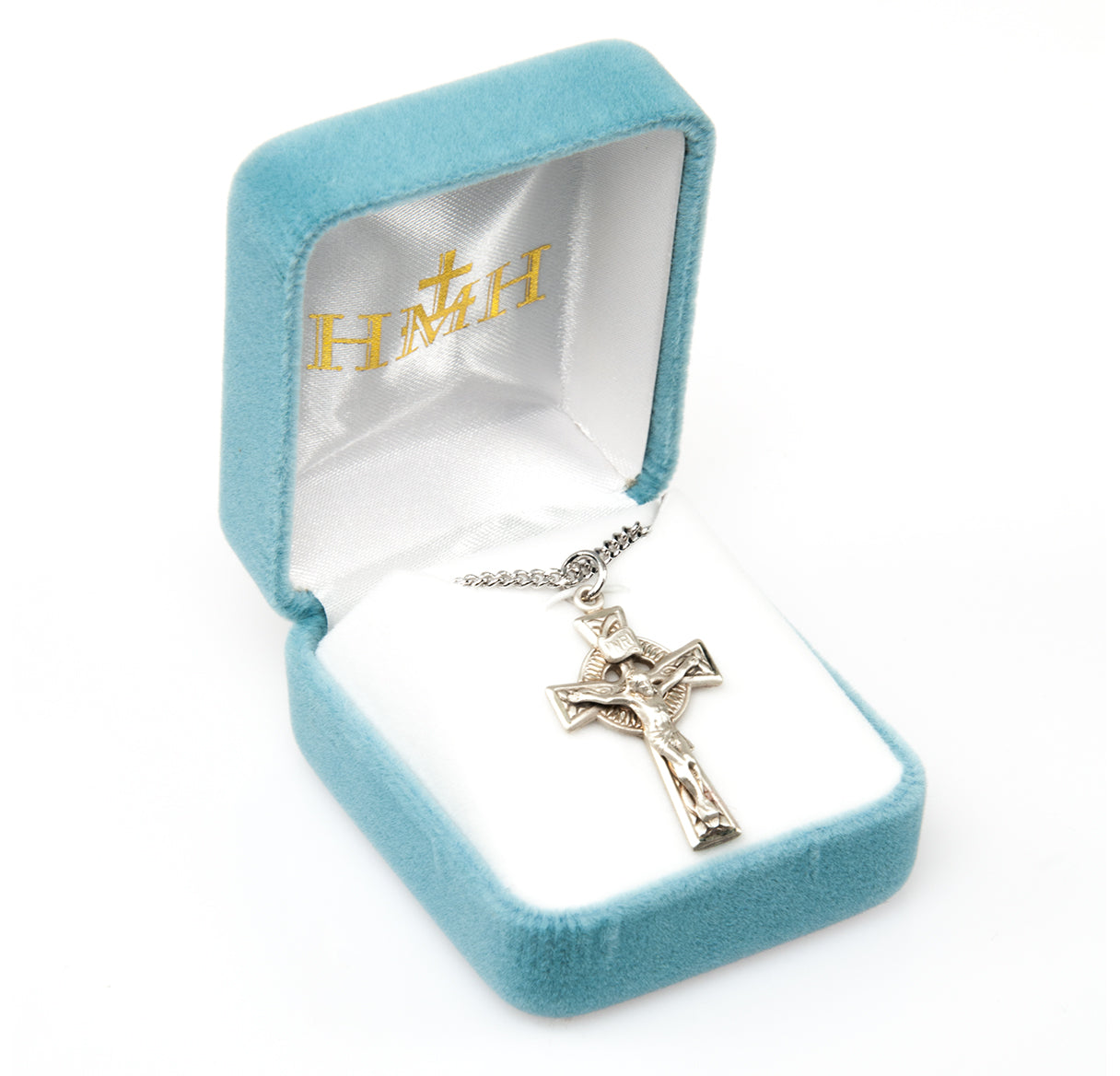 Sterling Silver Irish Celtic Crucifix Pendant | .925 Silver